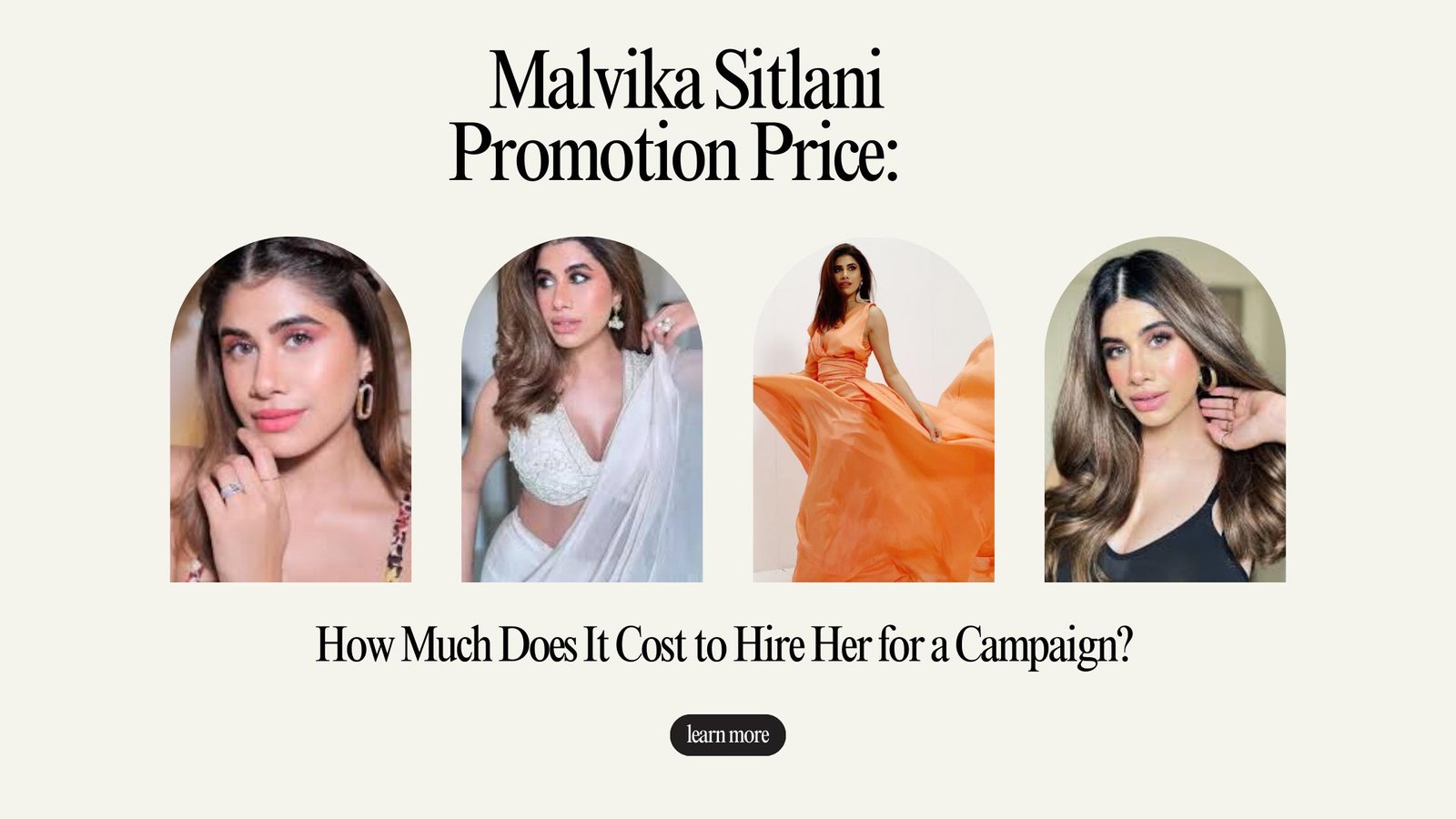 Malvika Sitlani Promotion Price: How Much Does It Cost to Hire Her for a Campaign? 