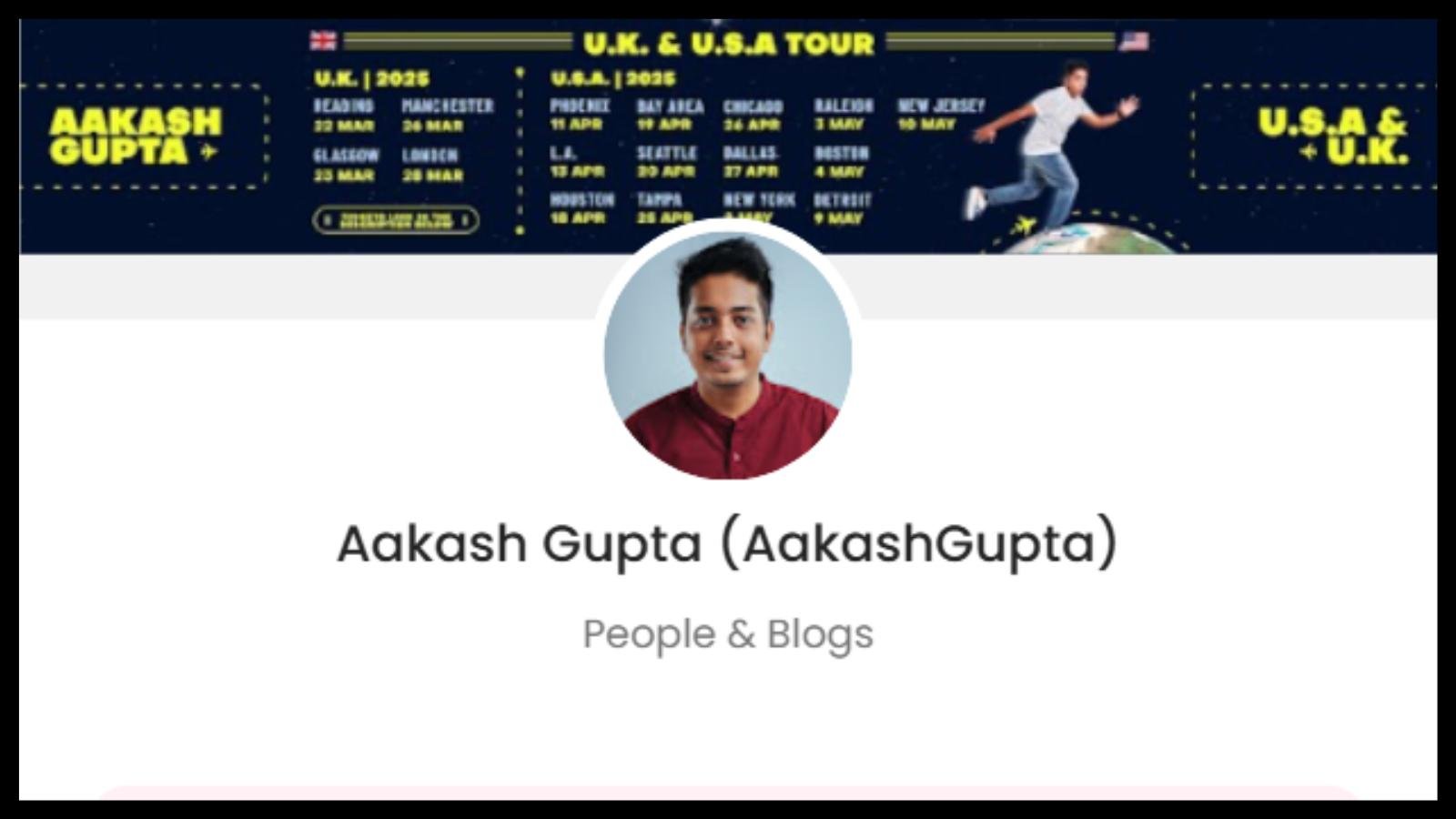 Aakash Gupta Official Promotion Price: 