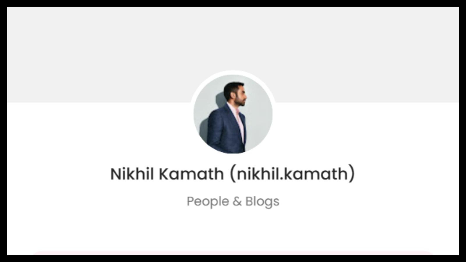 Nikhil Kamath Official Promotion Price: