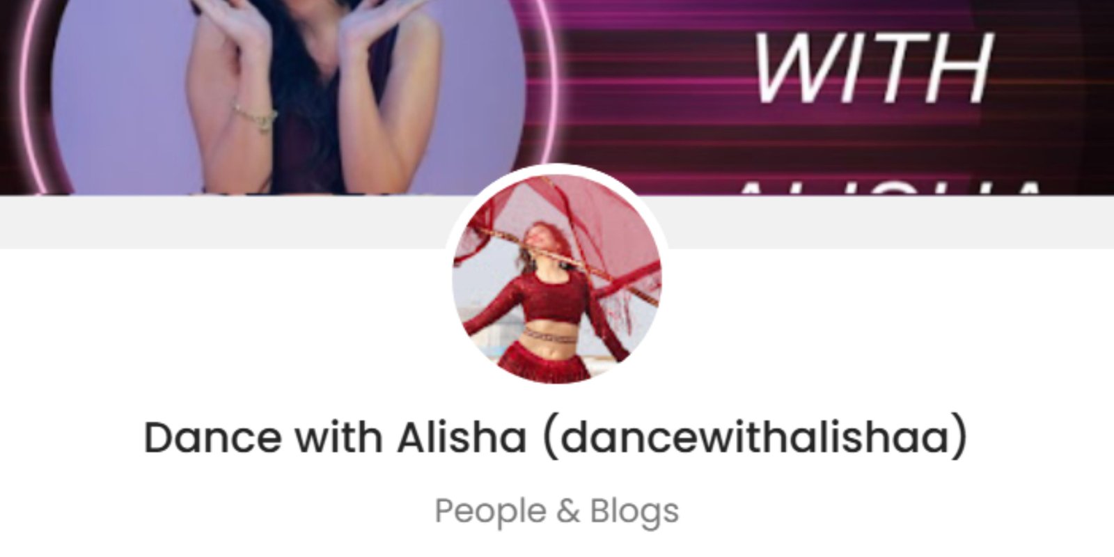 Dance with Alisha Promotion Price