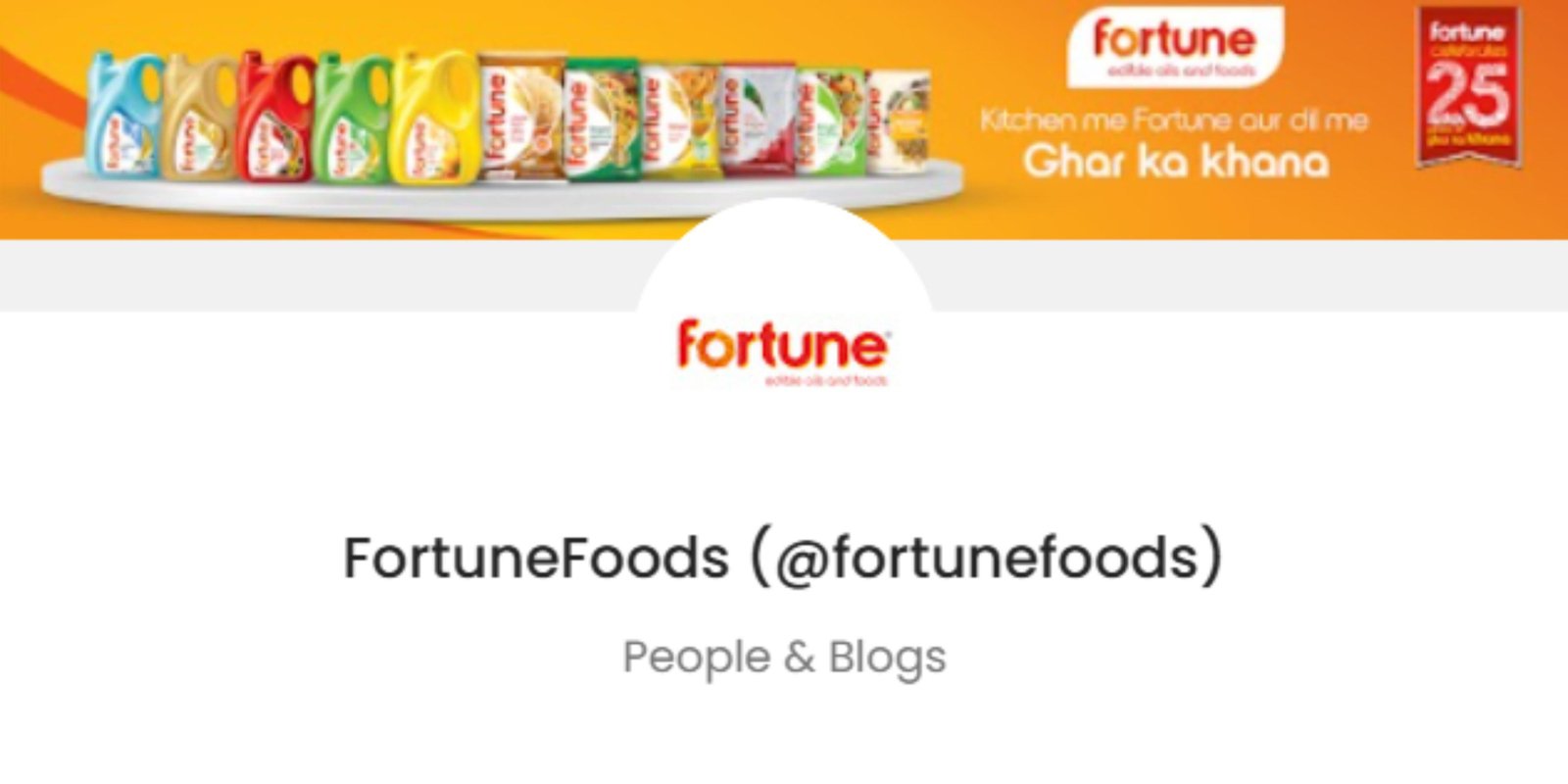 Fortune Foods Promotion Price