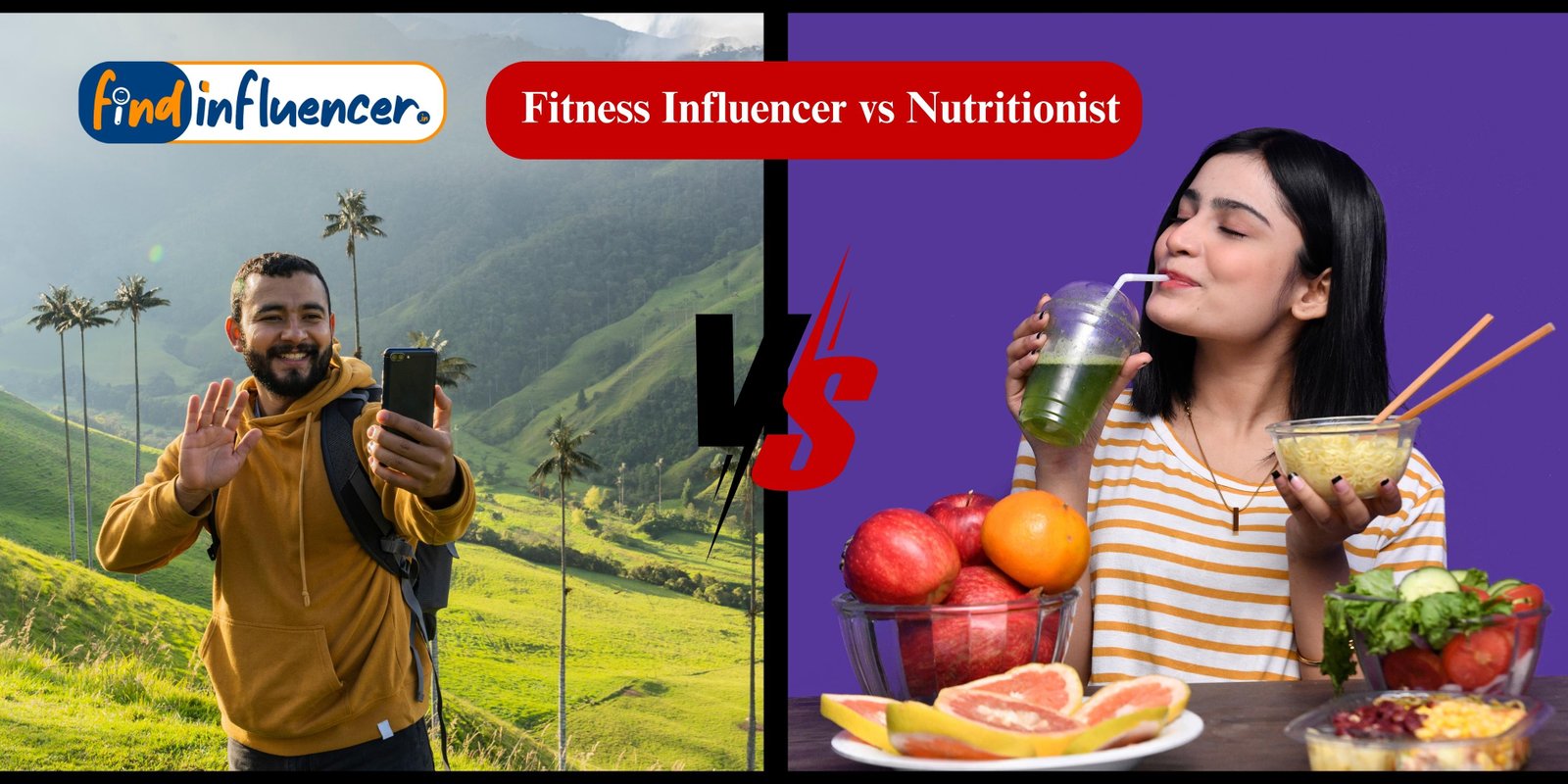 Fitness Influencer vs Nutritionist