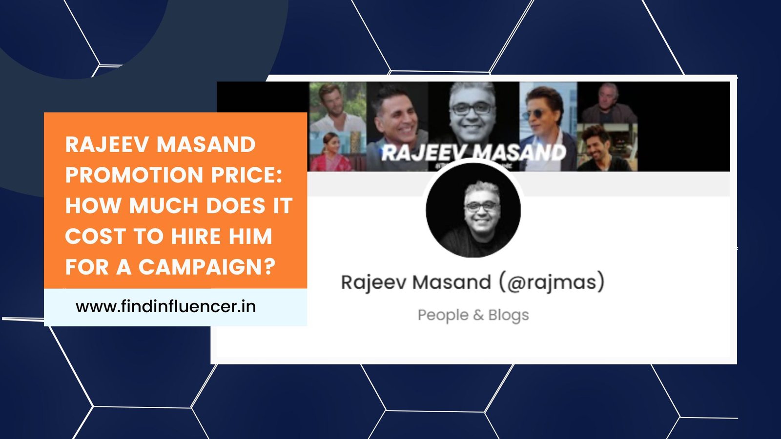 Rajeev Masand Promotion Price: How Much Does It Cost to Hire Him for a Campaign?