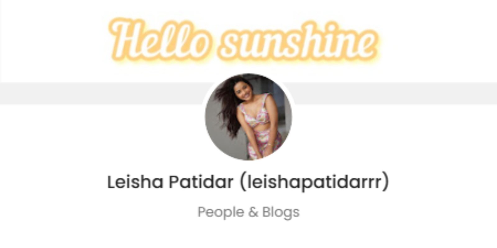 Leisha Patidar Promotion Price