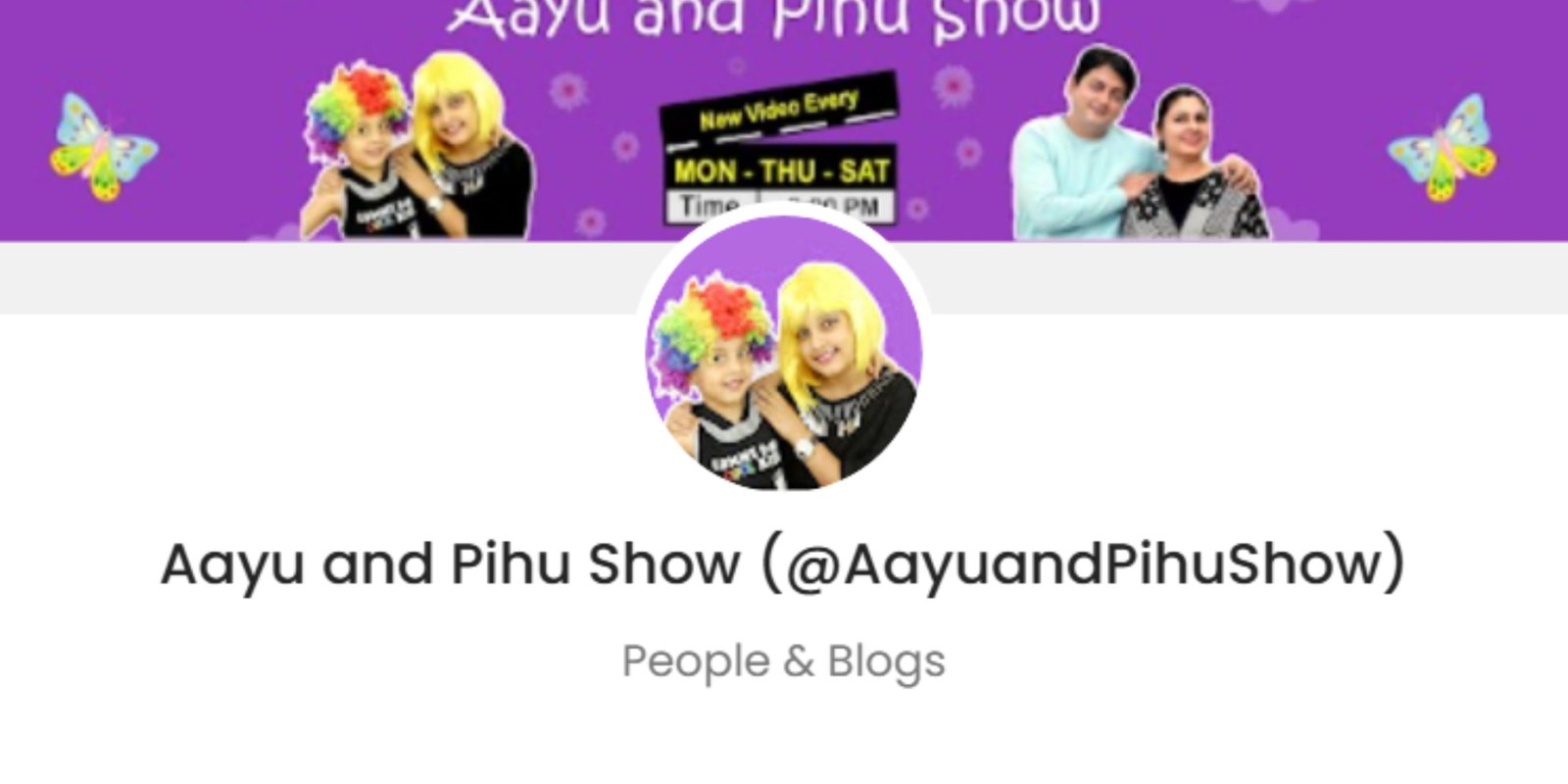 Aayu and Pihu Show Promotion Price