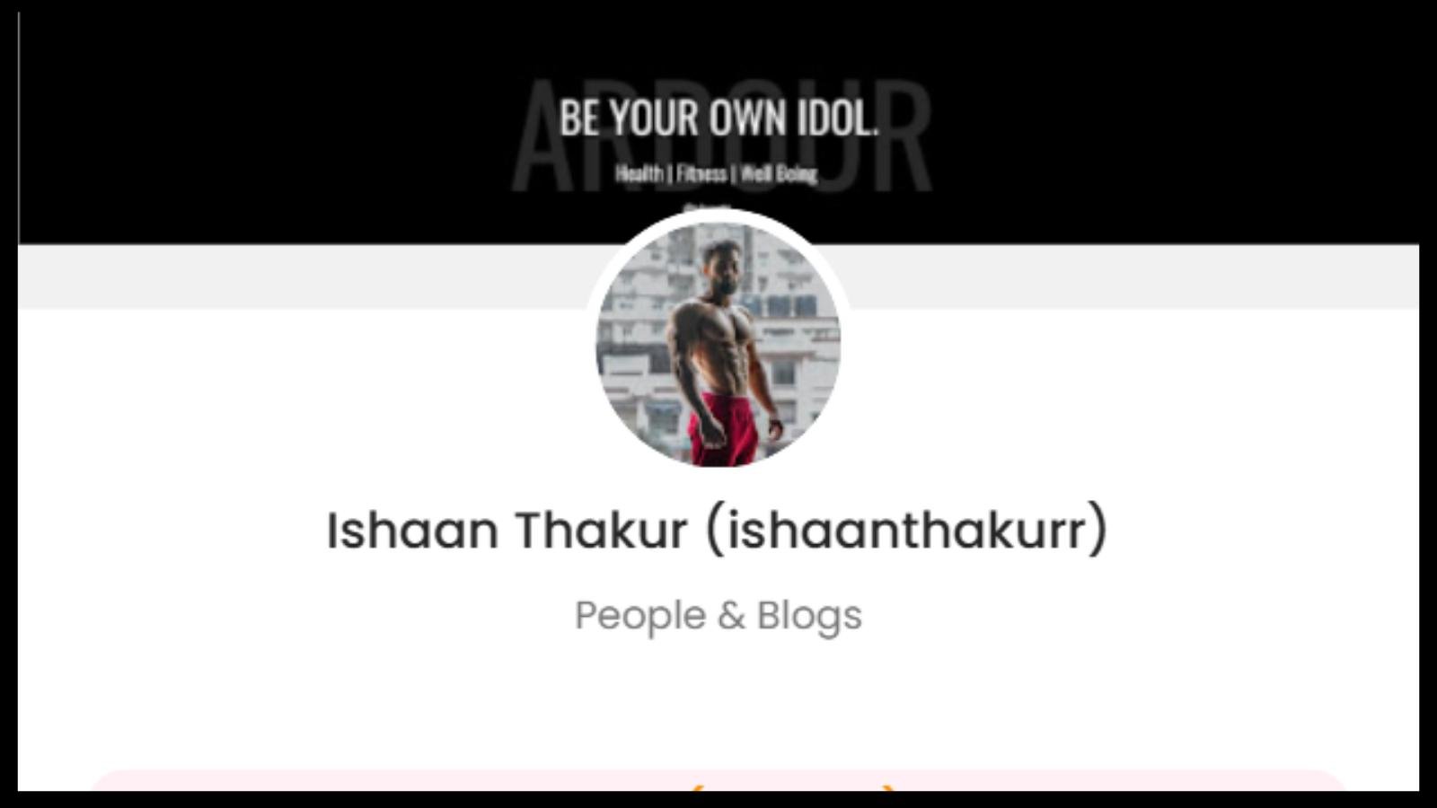 Ishaan Thakur Official Promotion Price: 