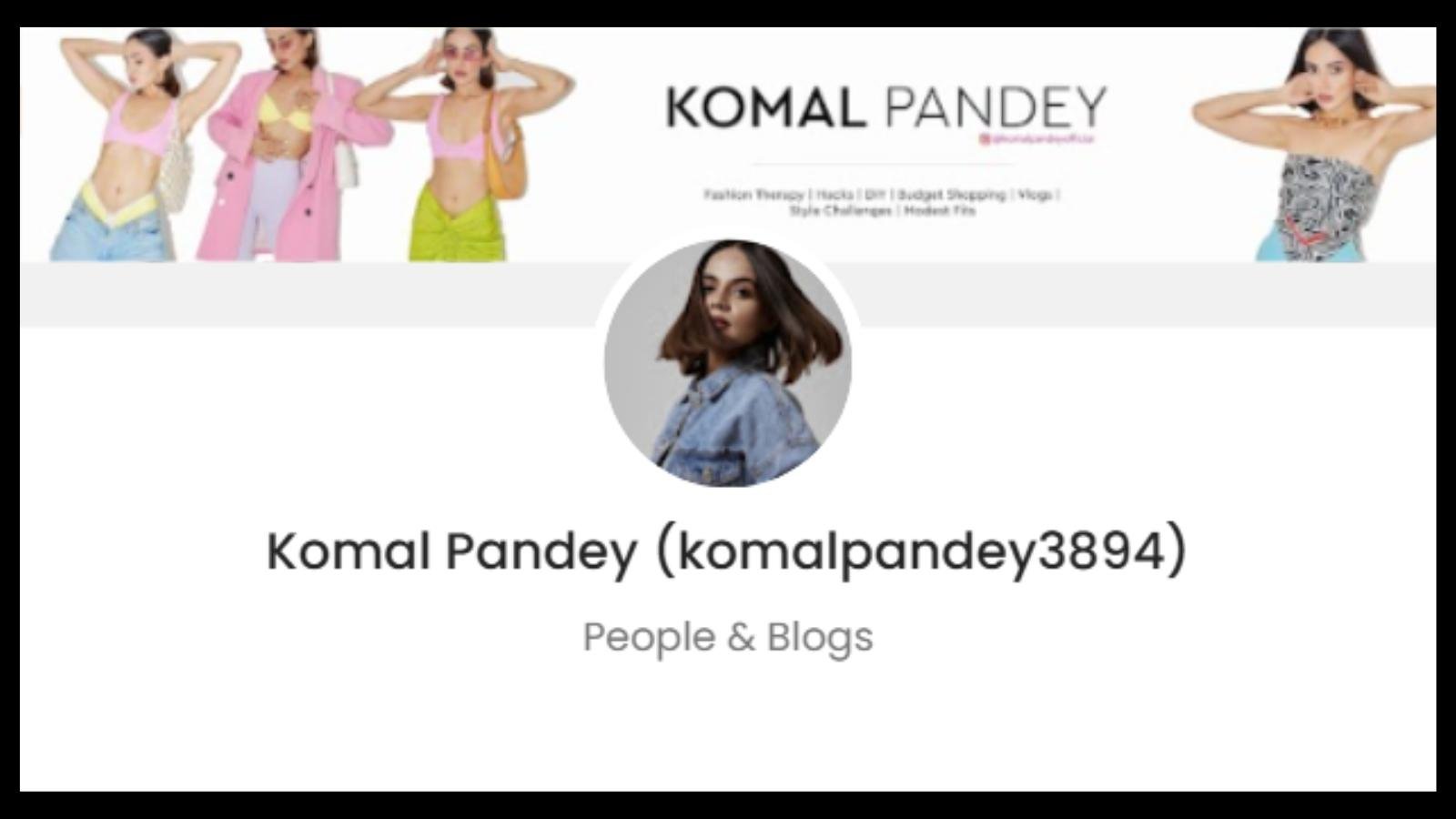 Komal Pandey Official Promotion Price: