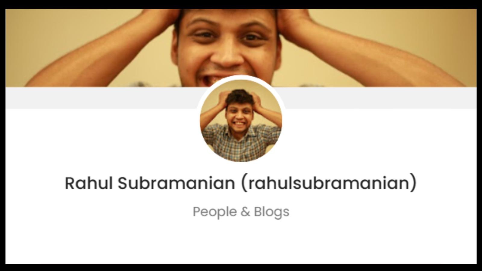 Rahul Subramanian Official Promotion Price: 