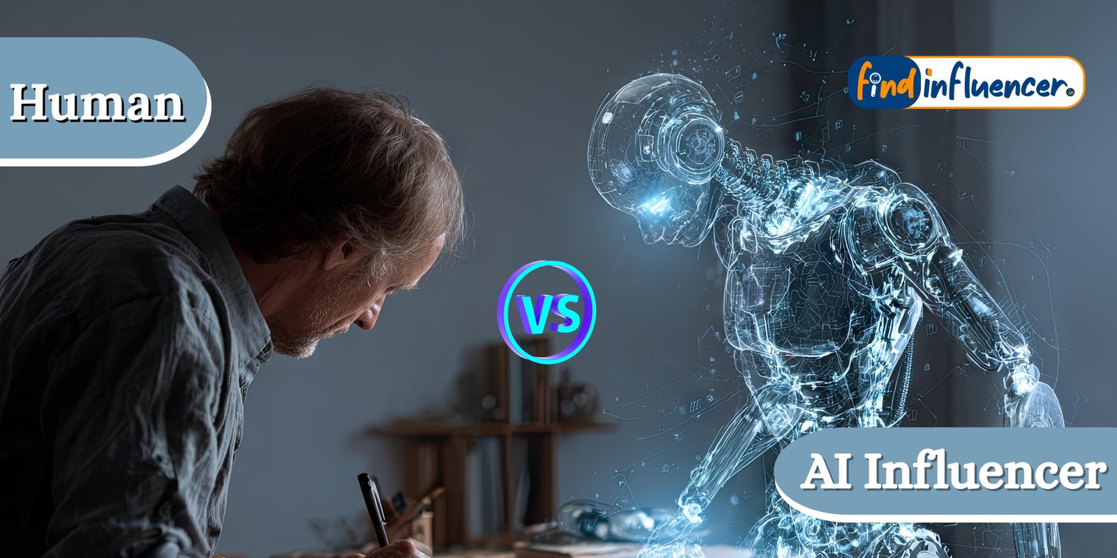 AI Influencer vs Human Influencer