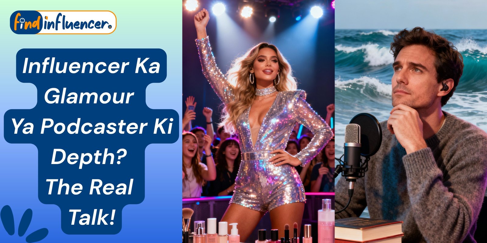 Influencer Ka Glamour Ya Podcaster Ki Depth